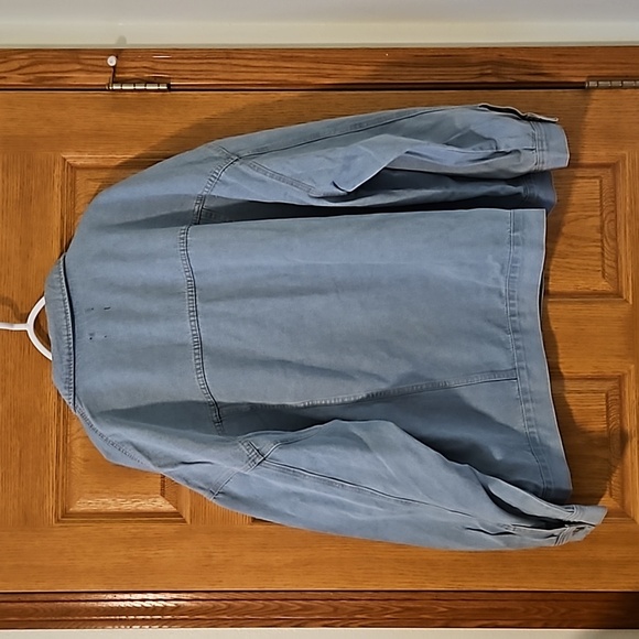 NWT Boohoo Plus jean jacket with lace Cut Outs Sz. 24 - Picture 9 of 9